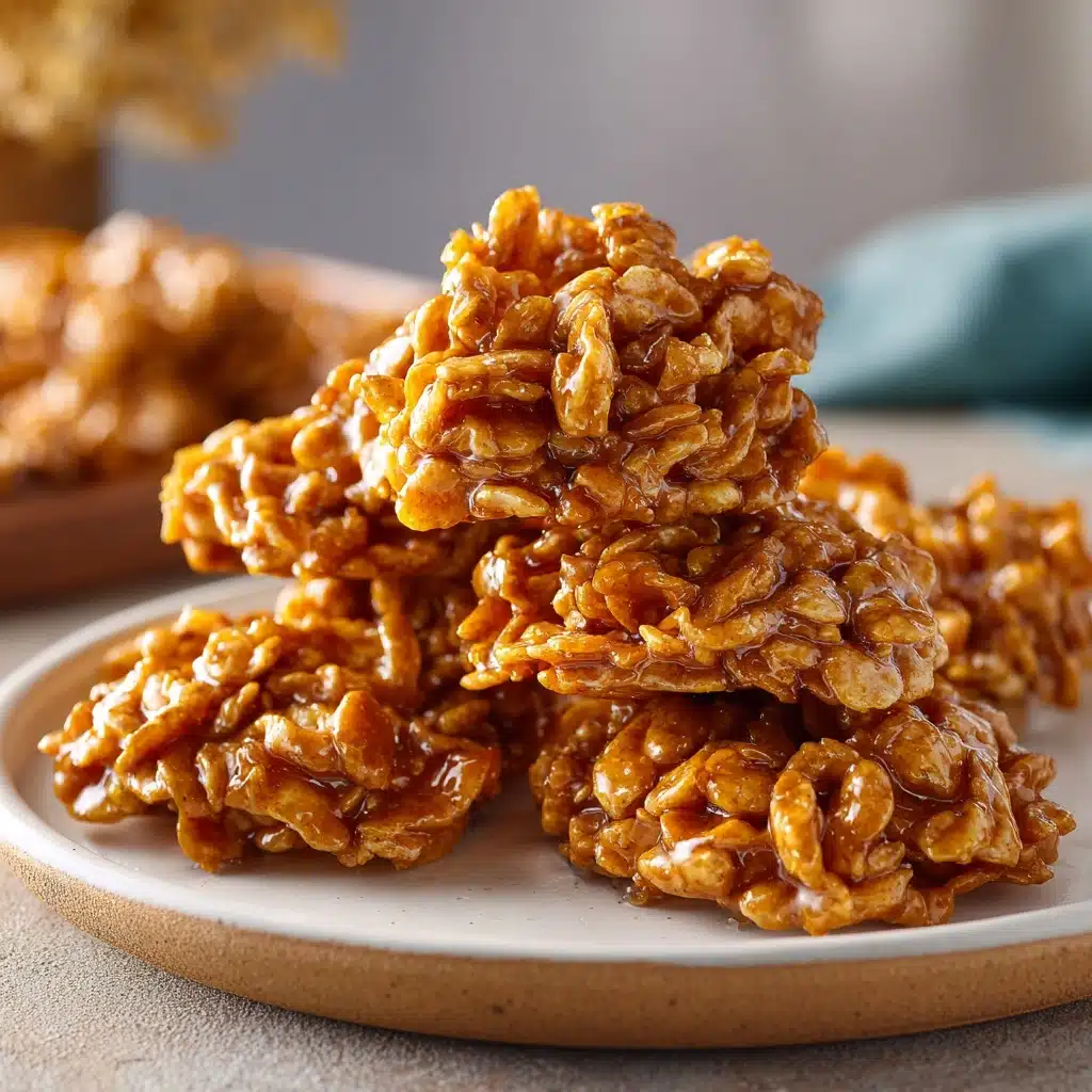 Cornflake Peanut Butter Cookies (No Bake) Recipe - Recipe Image