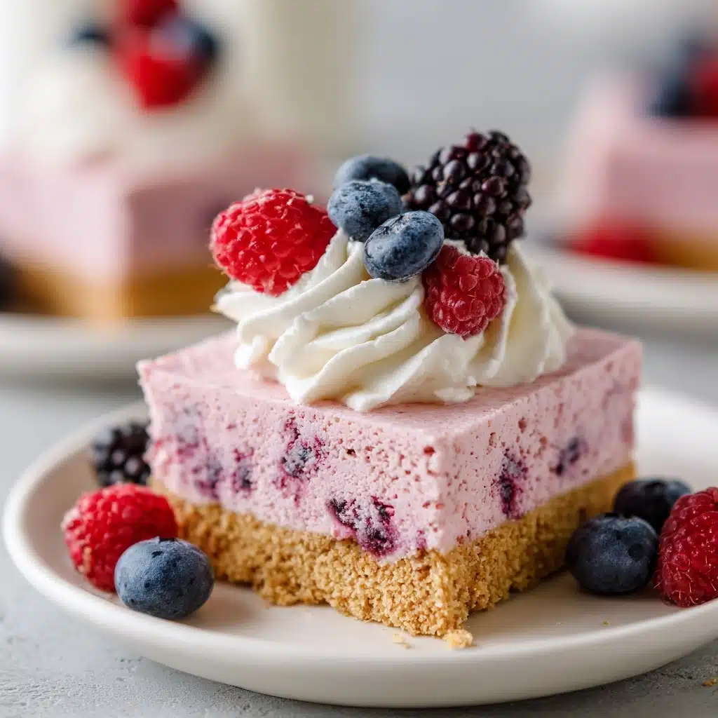 No-Bake Berry Cheesecake Recipe - Recipe Image