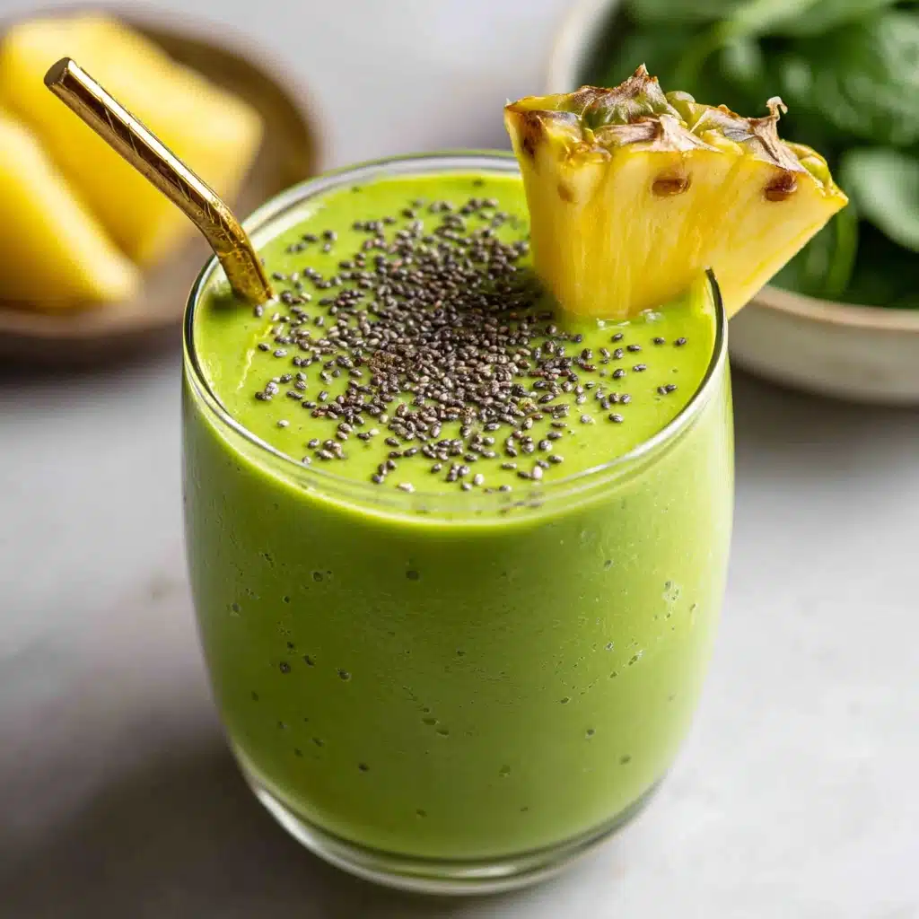 Tropical Green Detox Smoothie Recipe - Recipe Image