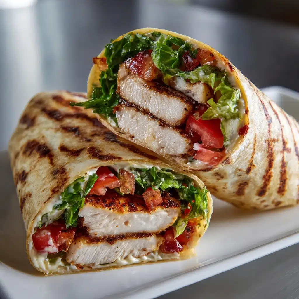 Chicken Caesar Wrap Recipe - Recipe Image