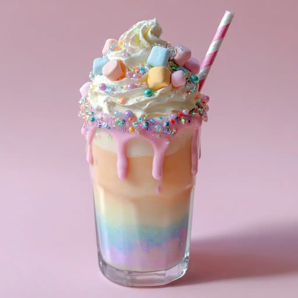 Unicorn Hot Chocolate Recipe - Recipe Image