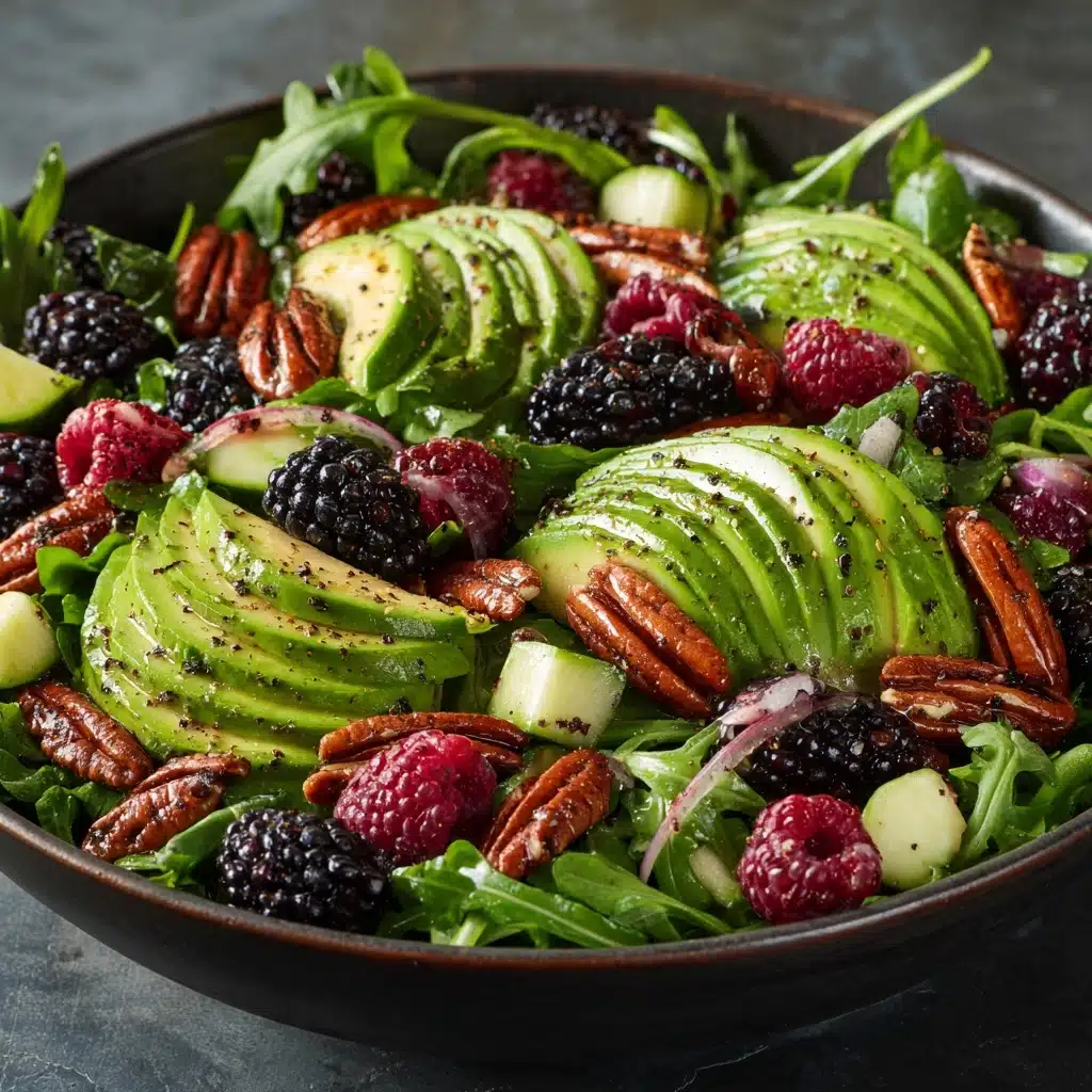 Blackberry & Avocado Salad with Honey Lemon Vinaigrette Recipe - Recipe Image