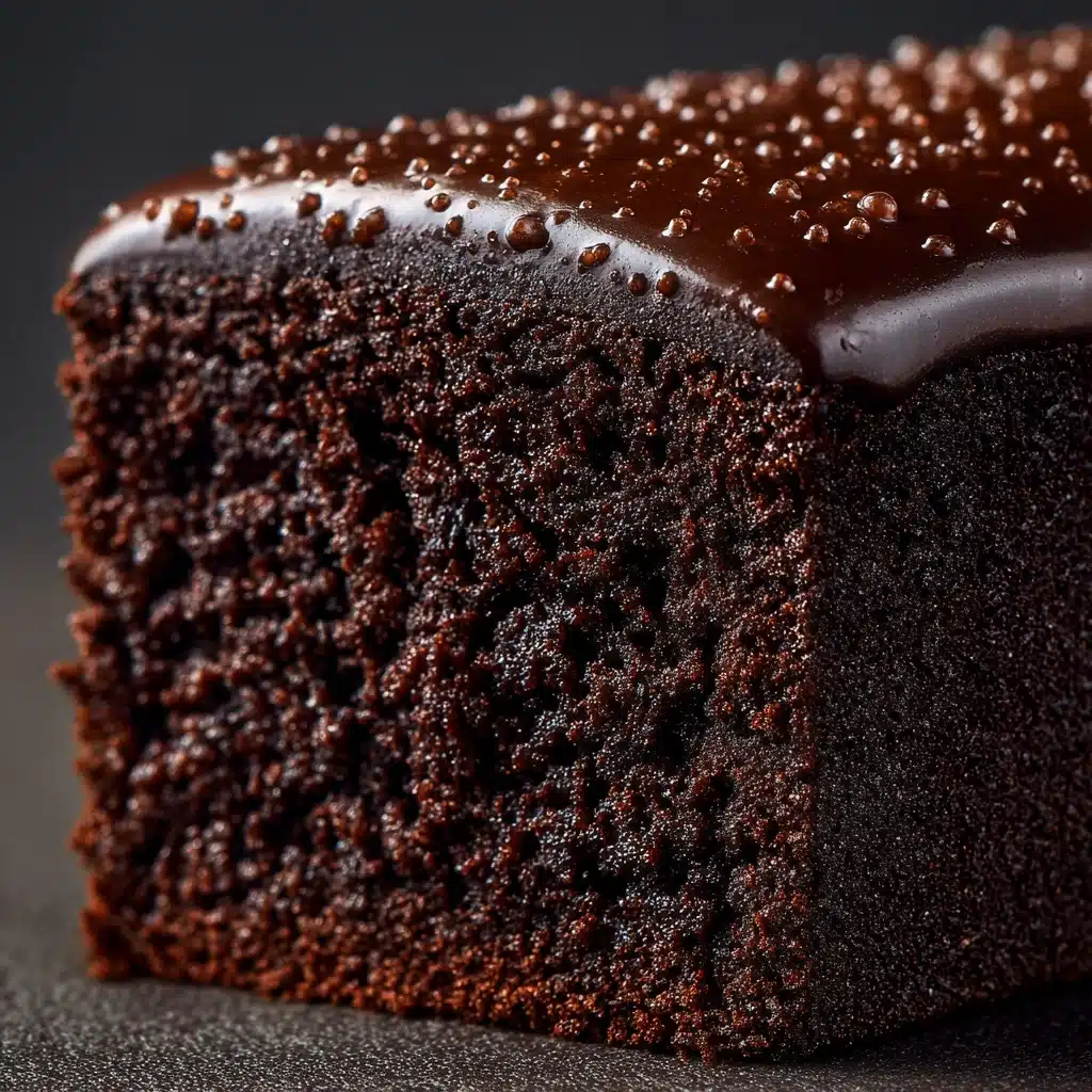 Black Cocoa Loaf Cake Recipe