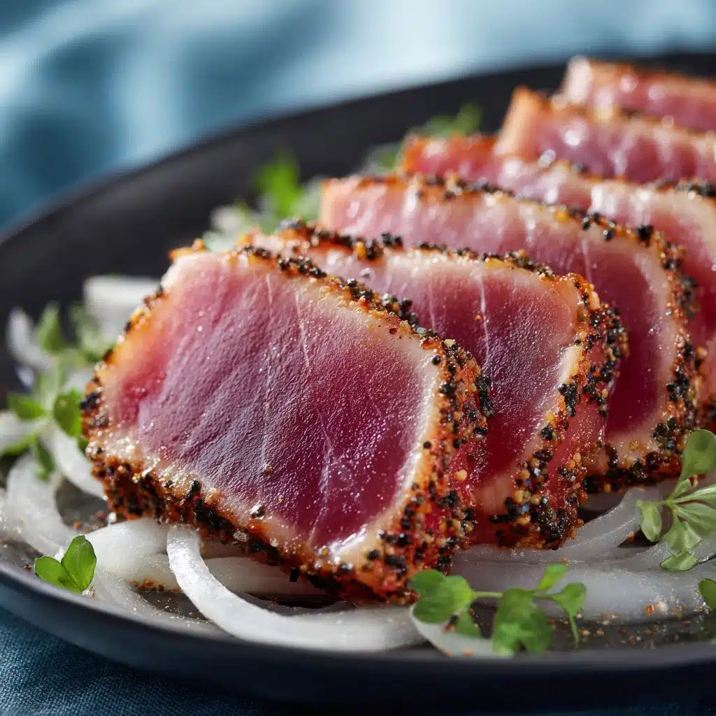 How To Make Unforgettable Seared Ahi Tuna in 10 Minutes Recipe - Recipe Image
