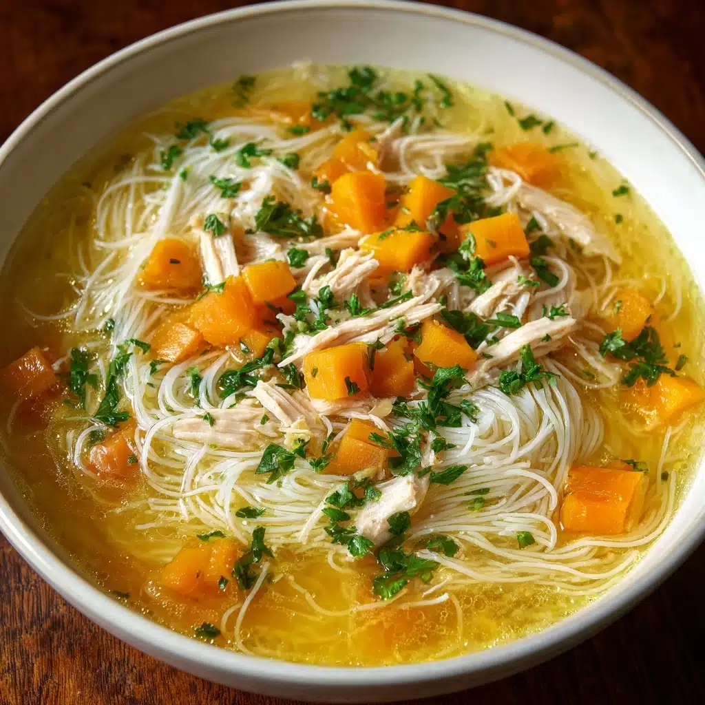 Chicken Vermicelli Soup That Warms the Soul Recipe - Recipe Image