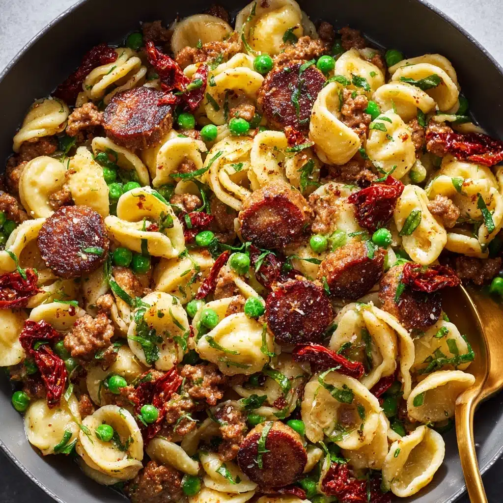 Sausage and Pea Pasta Recipe - Recipe Image