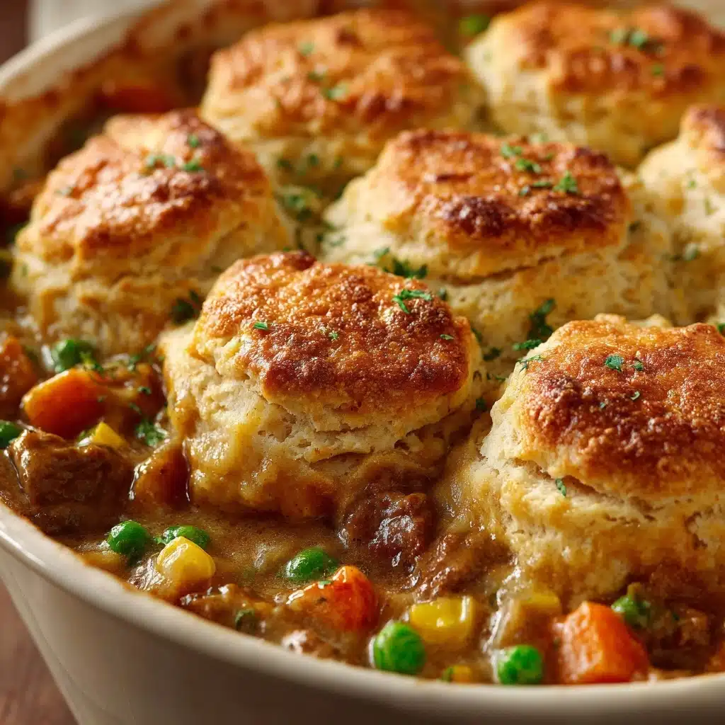 Chicken and Biscuit Casserole Recipe - Recipe Image