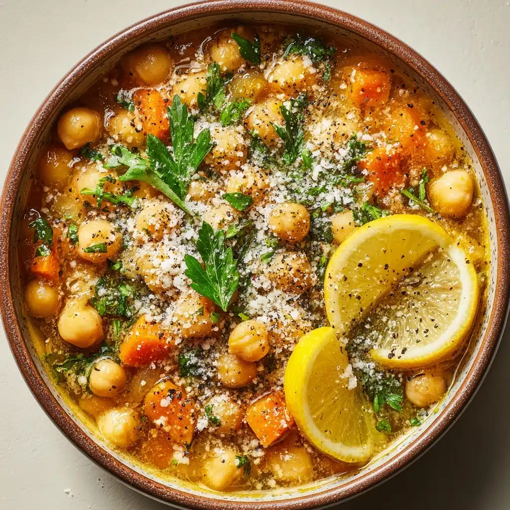 Greek Chickpea Soup with Lemon Recipe - Recipe Image