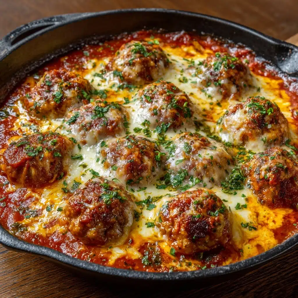 Meatballs Parmesan Casserole Recipe - Recipe Image