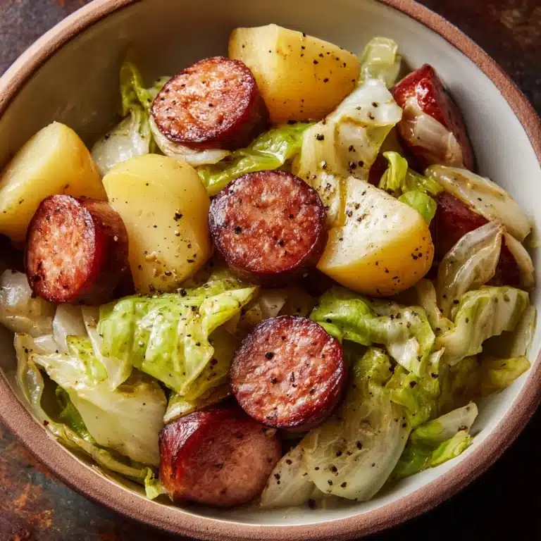 Slow Cooker Cabbage and Sausage Recipe