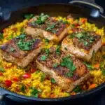 One-Pan Salmon and Rice Recipe