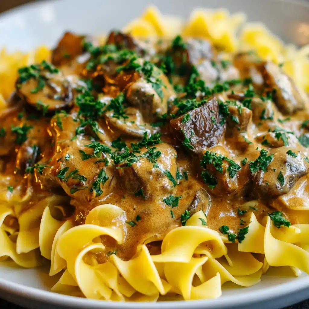 Quick and Easy Ground Beef Stroganoff Recipe - Recipe Image