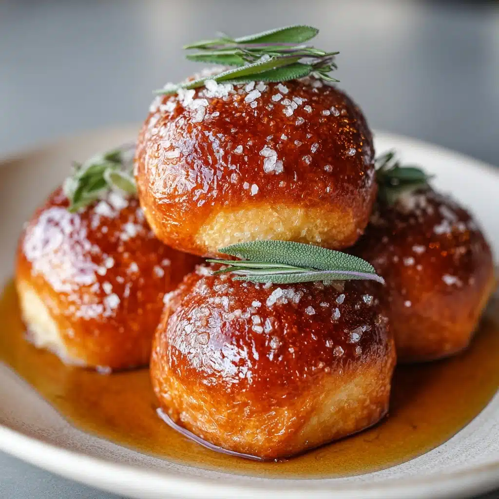 Salted Sage Honey Butter Brioche Rolls Recipe - Recipe Image