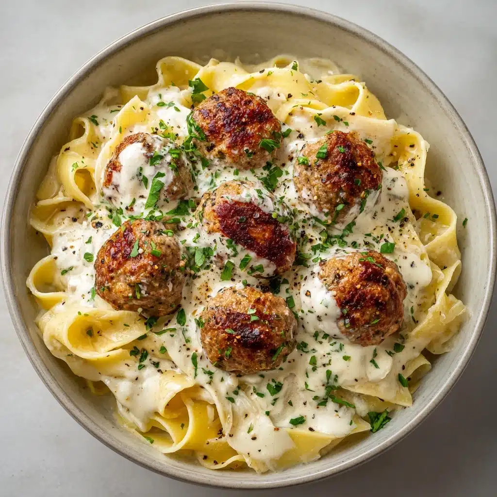 Swedish Meatball Pasta Recipe - Recipe Image