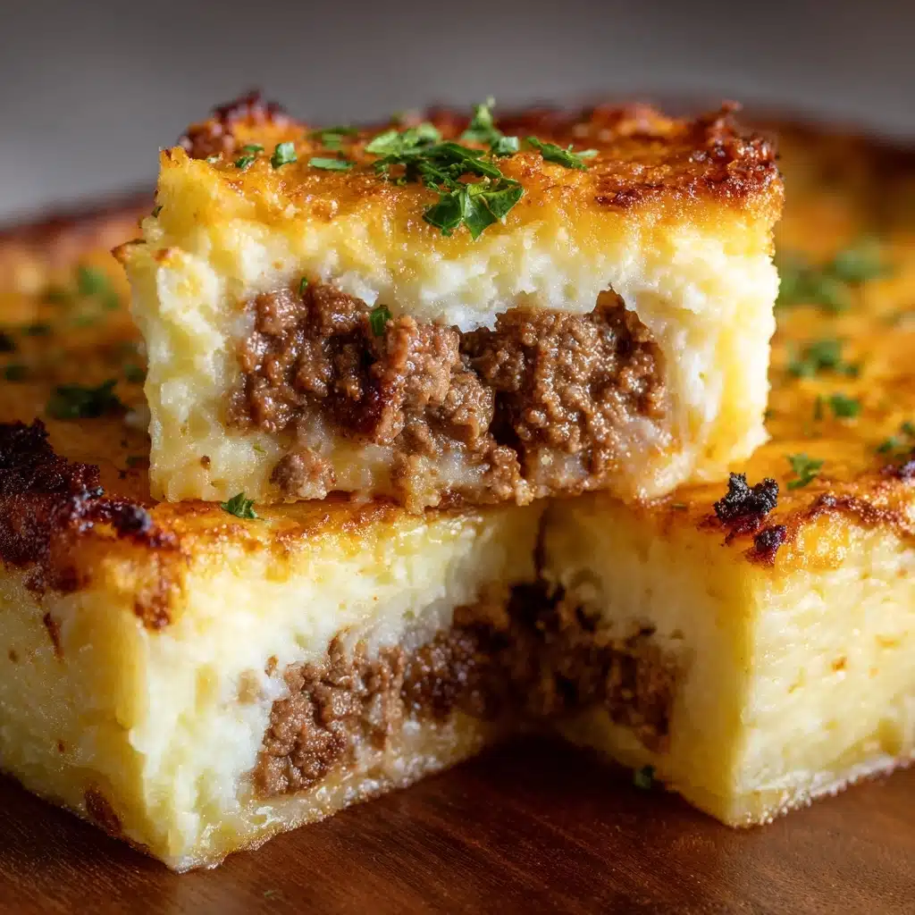 Mashed Potato Pancakes with Ground Beef Filling Recipe - Recipe Image