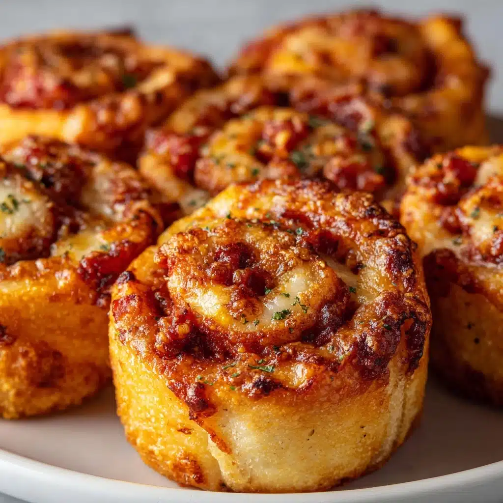 Cheesy Supreme Pizza Rolls Recipe - Recipe Image