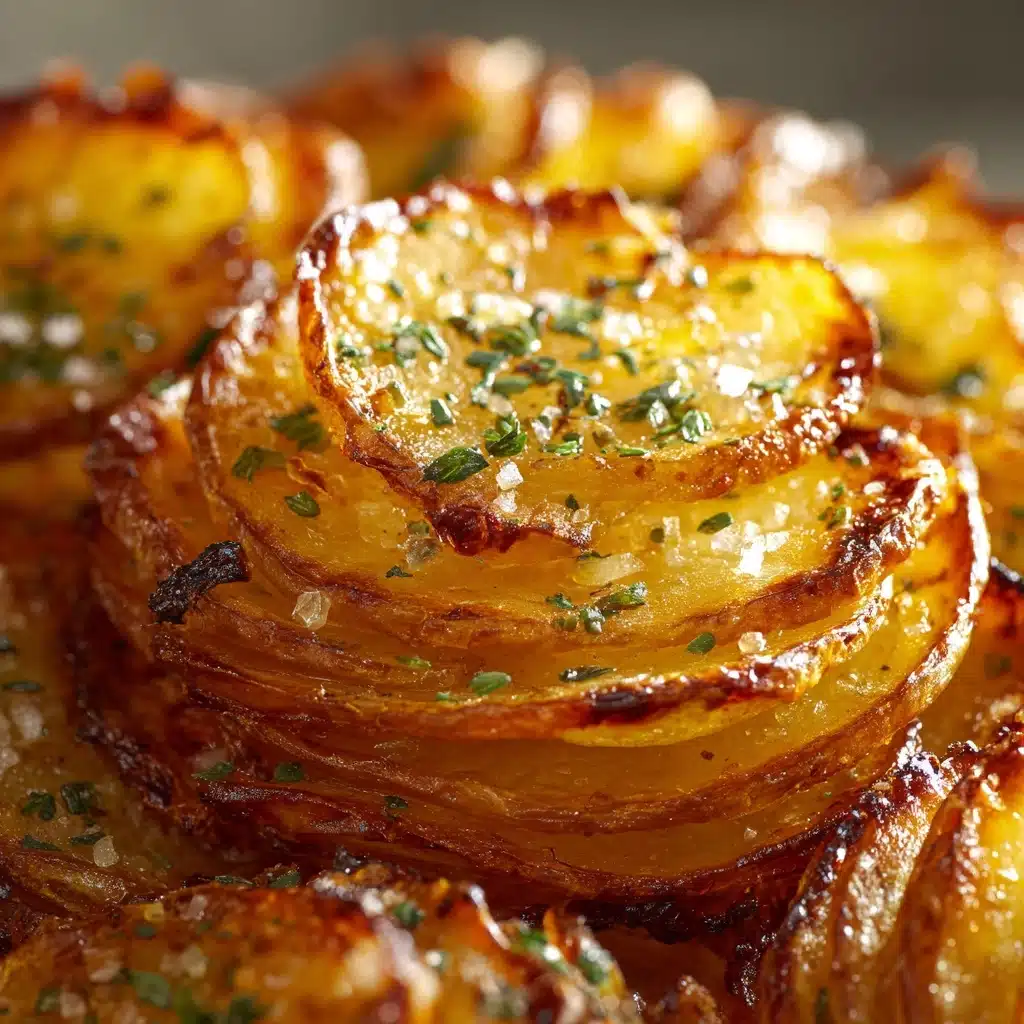 Creamy Potato Stacks Recipe - Recipe Image