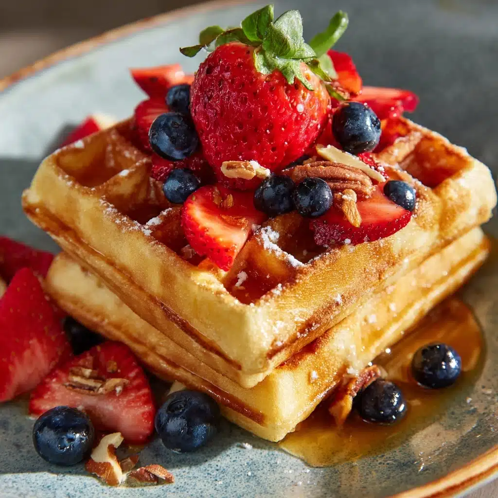 Cinnamon Waffles with Maple Butter Recipe - Recipe Image