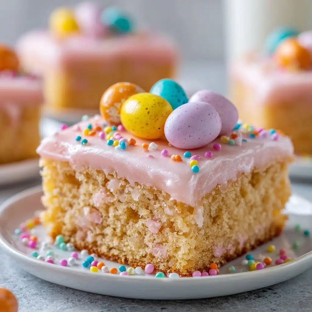 Easter Egg Sugar Cookie Bars Recipe - Recipe Image