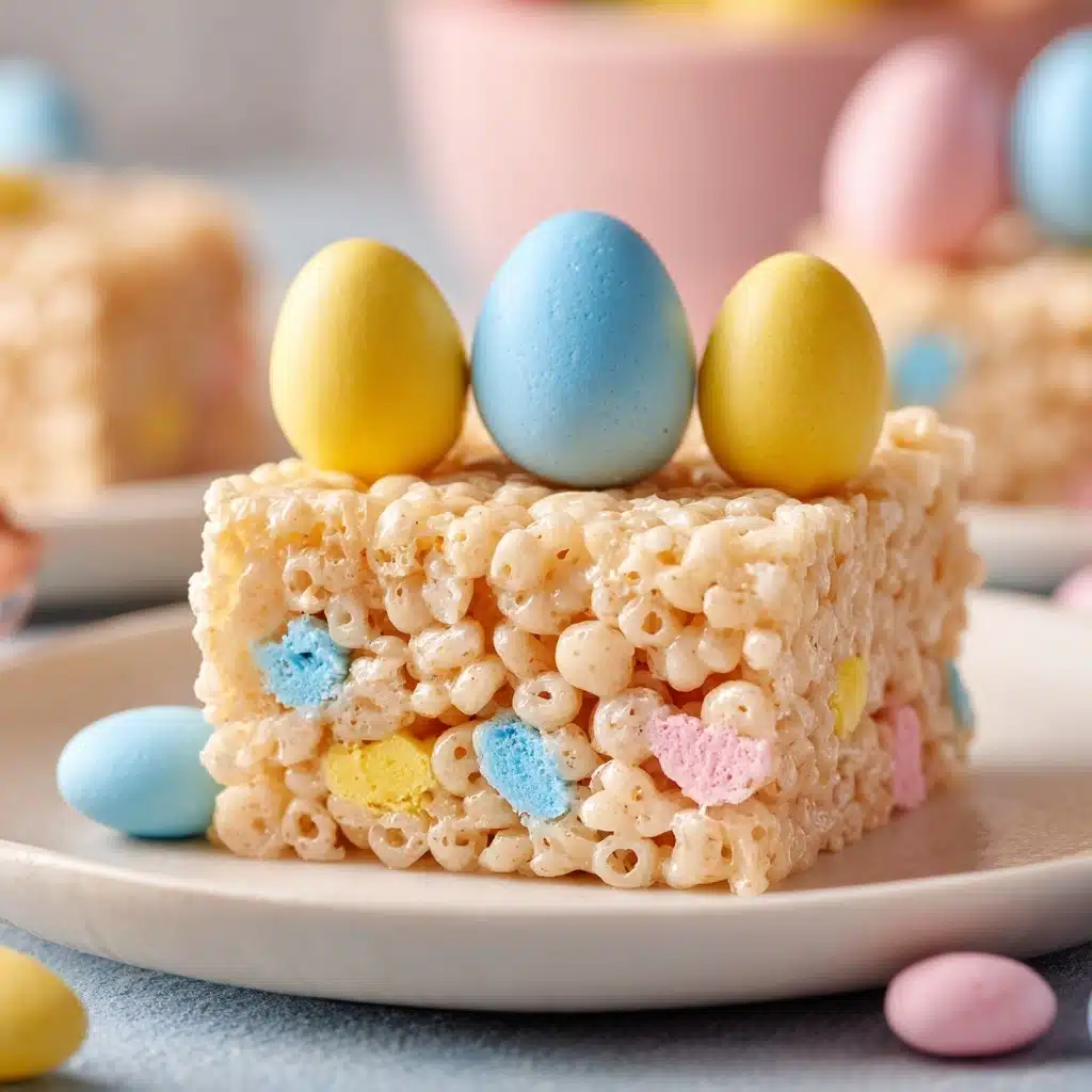 Easter Egg Rice Krispie Treats Recipe - Recipe Image