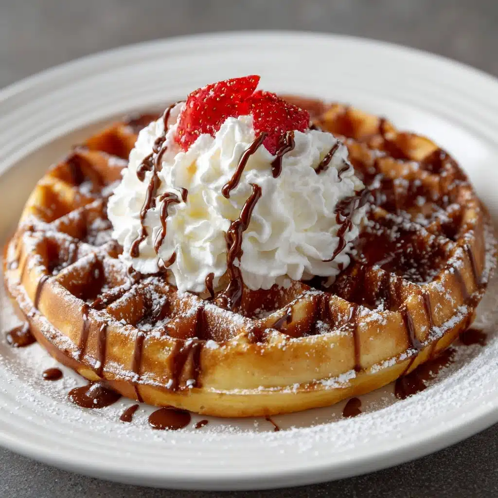 Cake Mix Waffles Recipe - Recipe Image