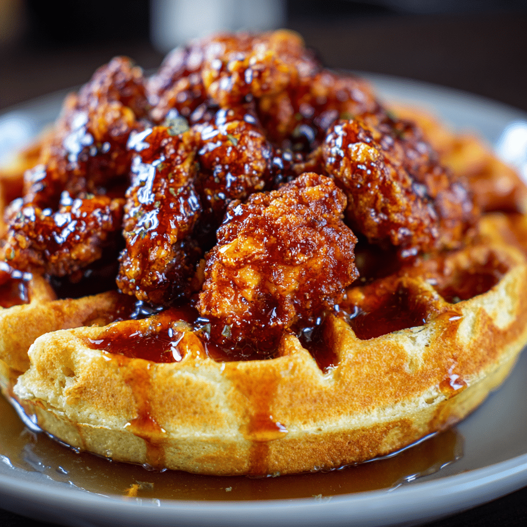 Southern Fried Chicken and Waffles Recipe - Recipe Image