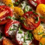 Tomato Garlic Salad Recipe