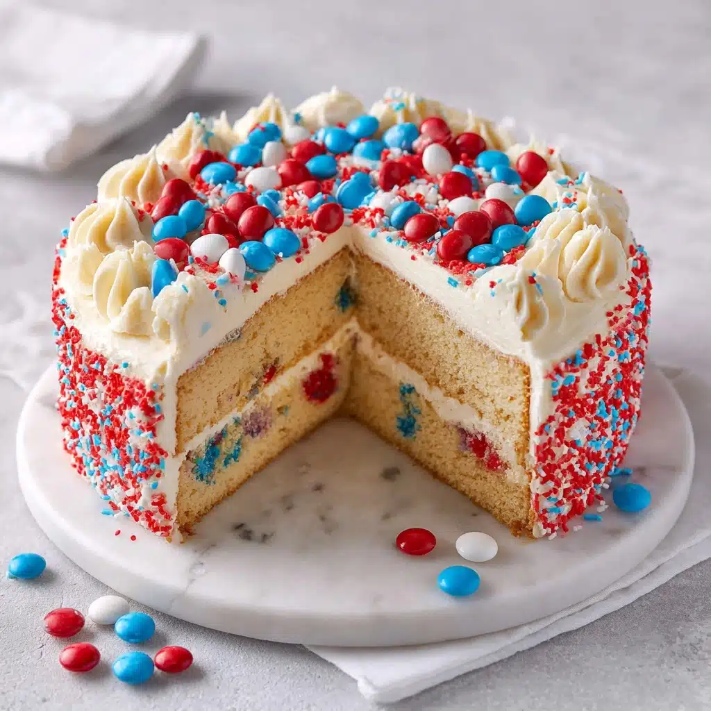 Fireworks Sugar Cookie Cake Recipe - Recipe Image