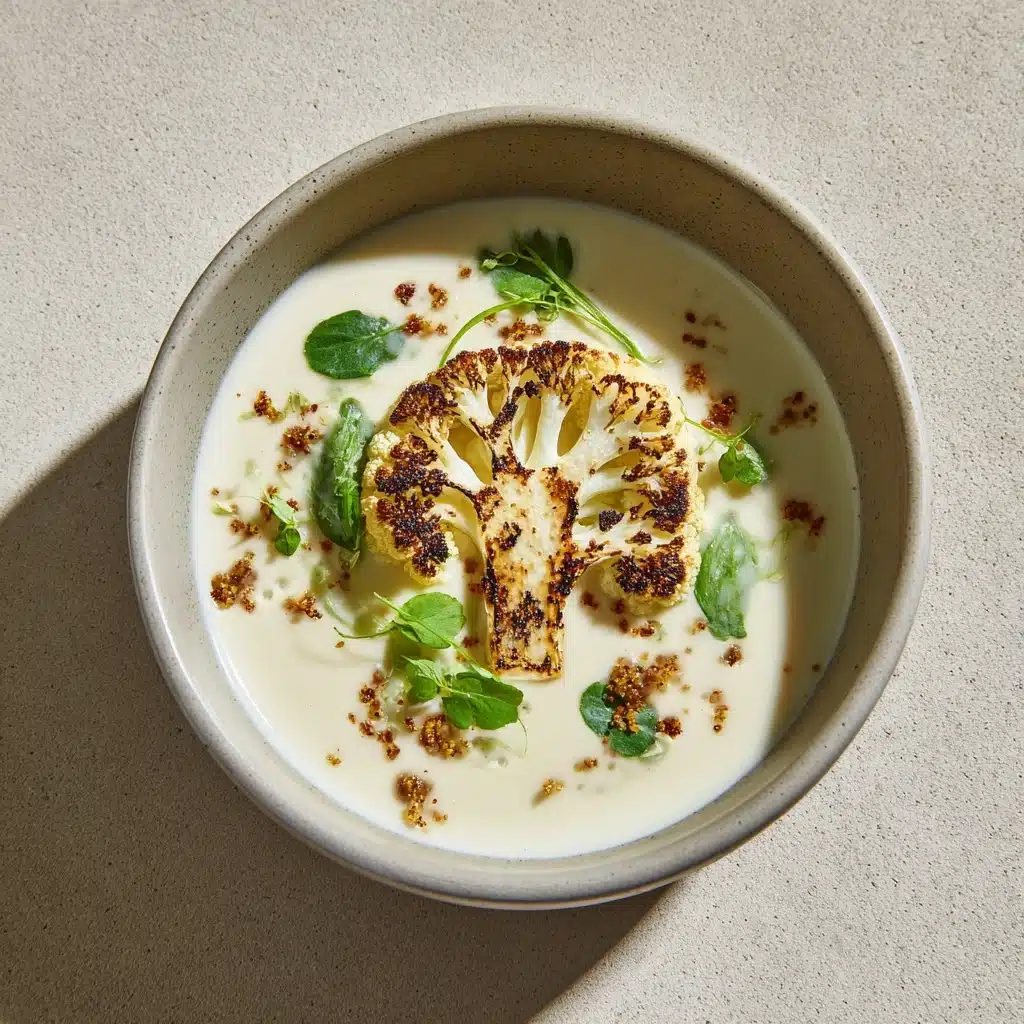 Creamy Roasted Cauliflower Soup Recipe - Recipe Image