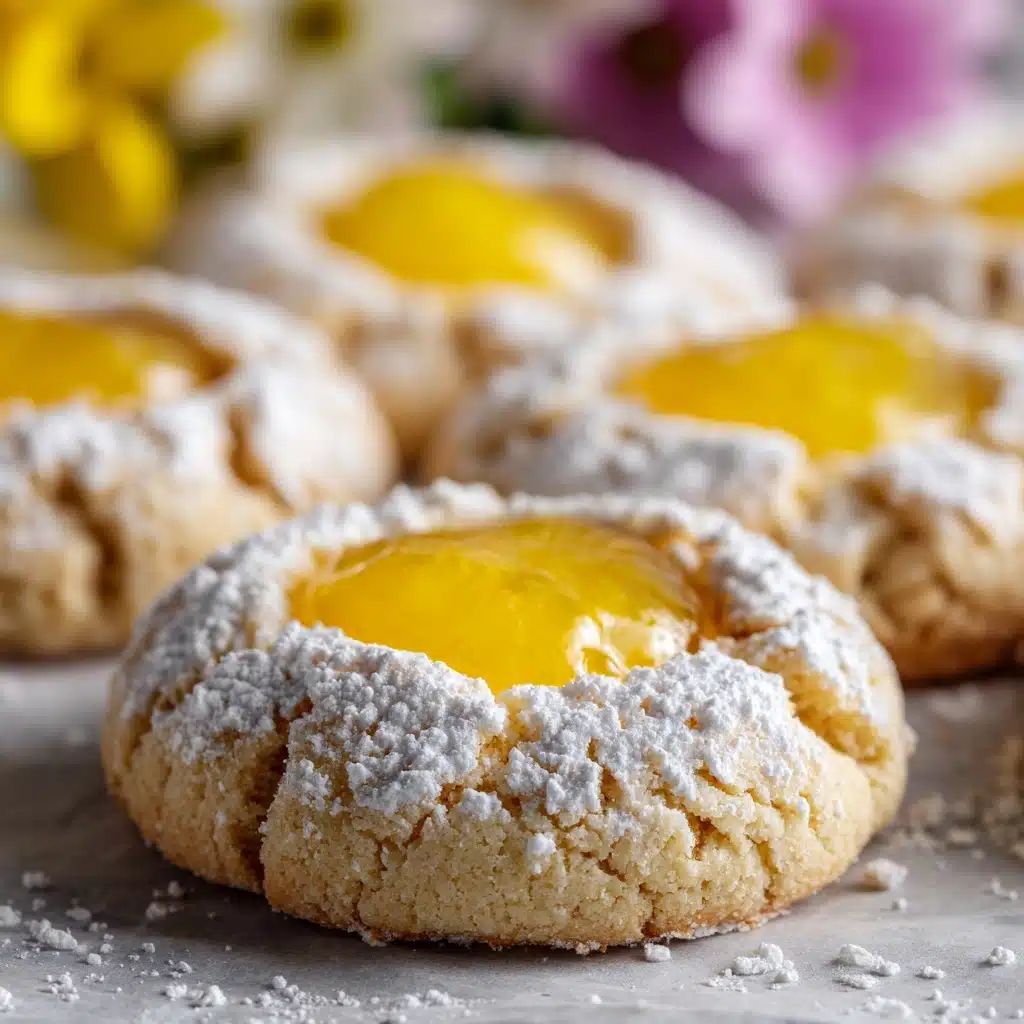 Lemon Curd Thumbprint Cookies Recipe - Recipe Image