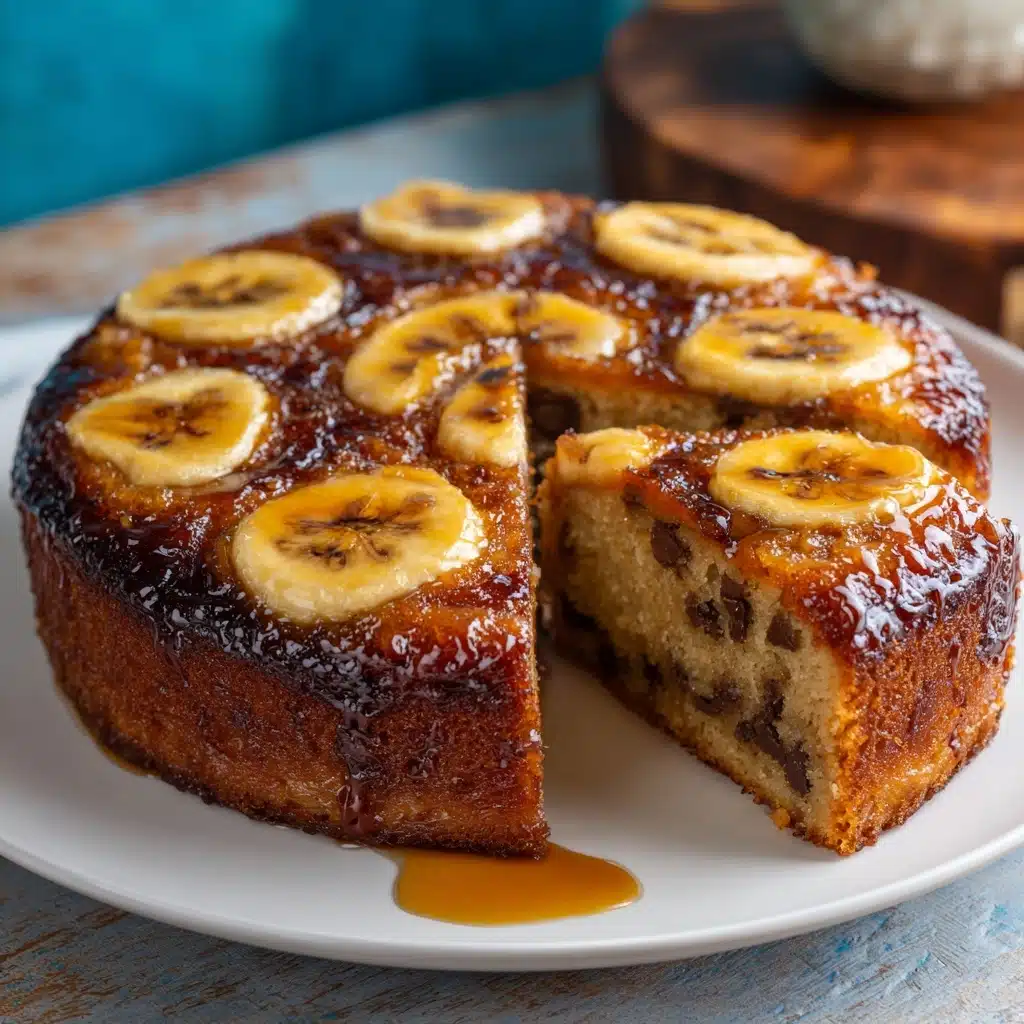 Banana Upside Down Cake Recipe - Recipe Image