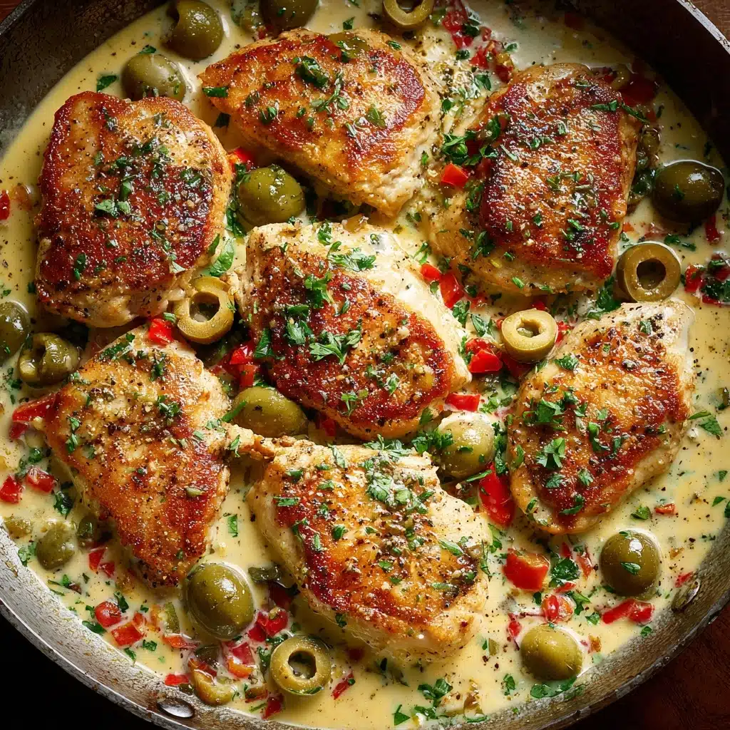 Creamy Pepperoncini Chicken Skillet Recipe - Recipe Image