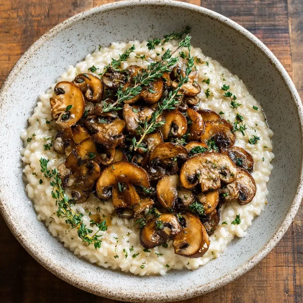 The Best Mushroom Risotto Recipe - Recipe Image