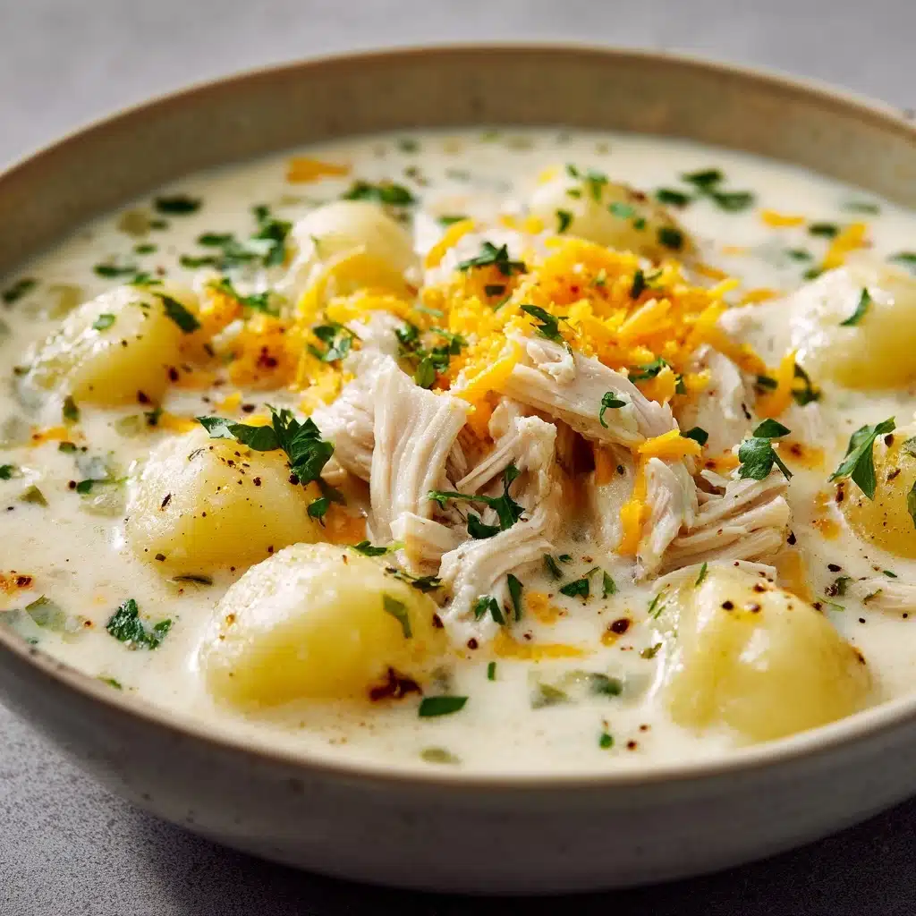 Creamy Chicken Gnocchi Soup Recipe - Recipe Image