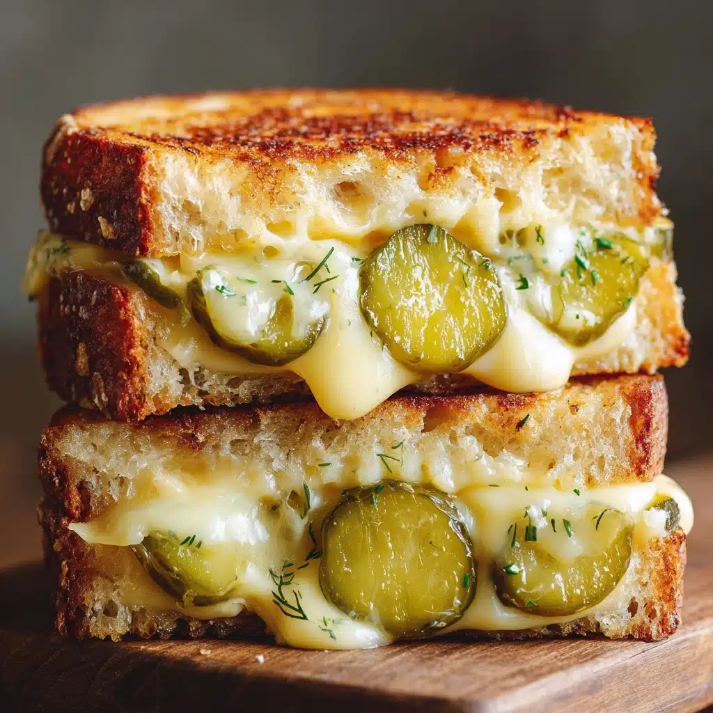 Dill Pickle Grilled Cheese Recipe - Recipe Image