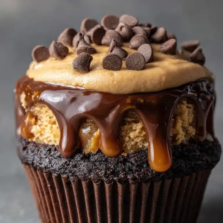 Gooey Peanut Butter Lava Cupcakes Recipe