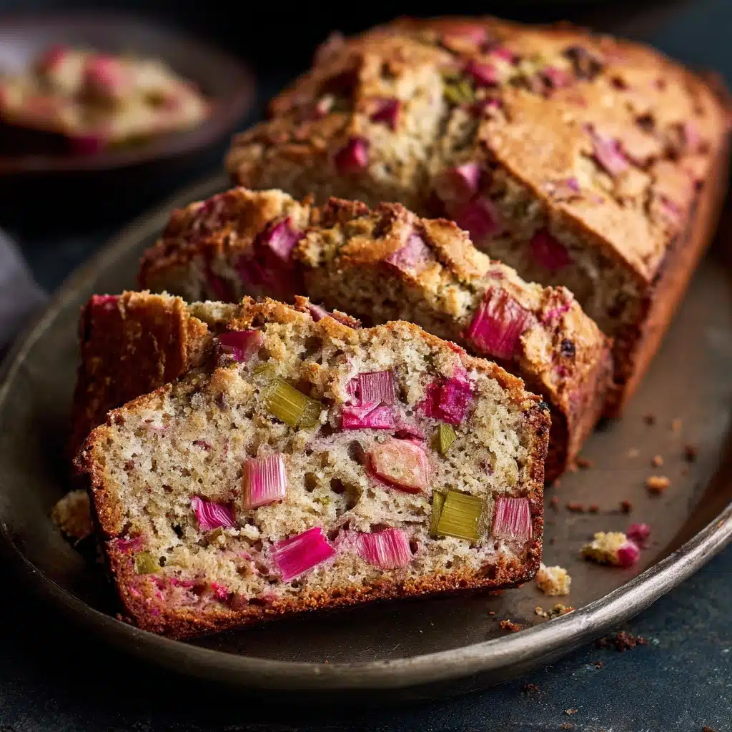 Healthy Rhubarb Bread Recipe - Recipe Image