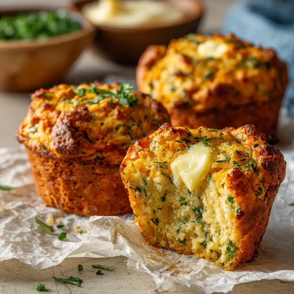 Cheese & Herb Muffins with Whipped Bovril Butter Recipe - Recipe Image