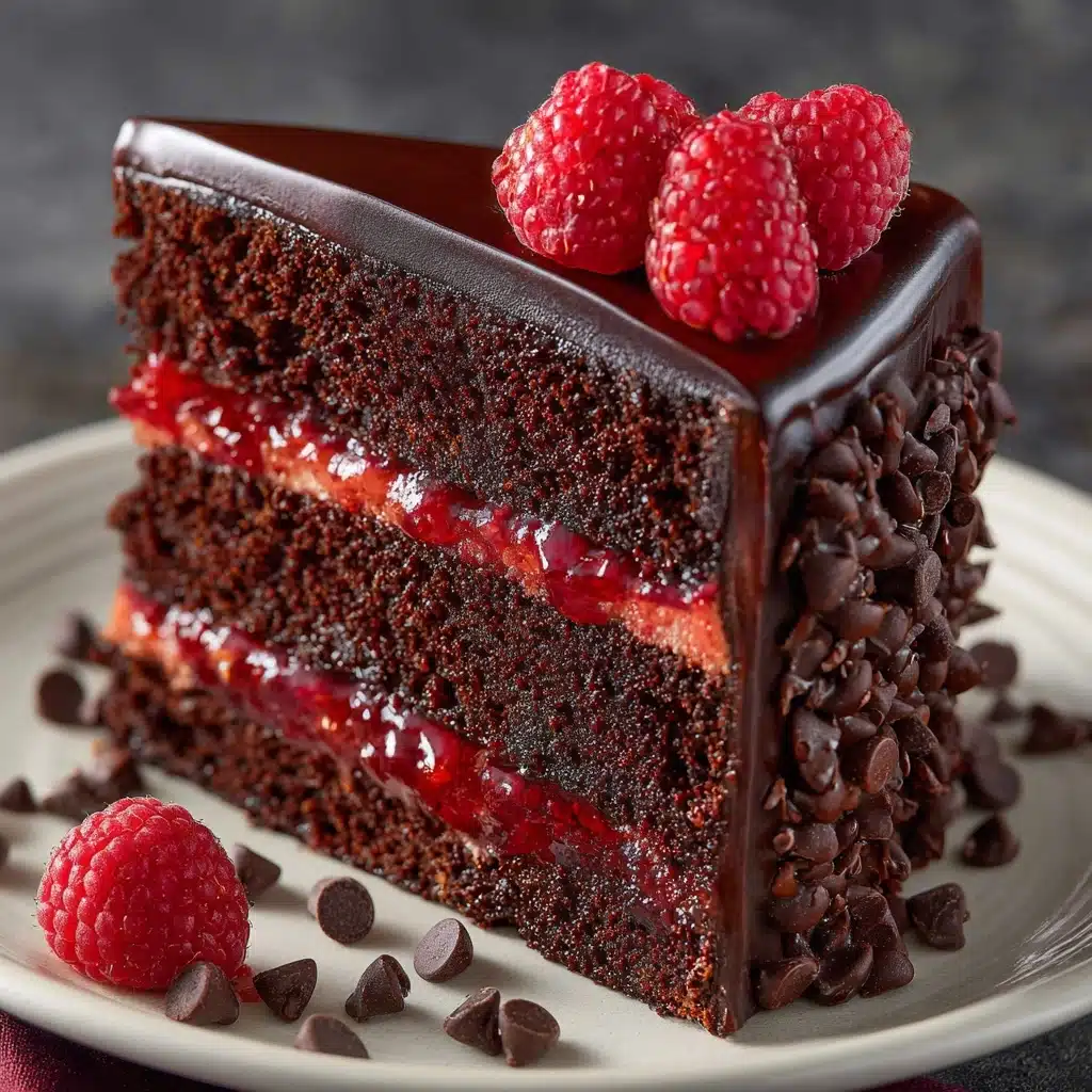Chocolate Raspberry Cake Recipe - Recipe Image