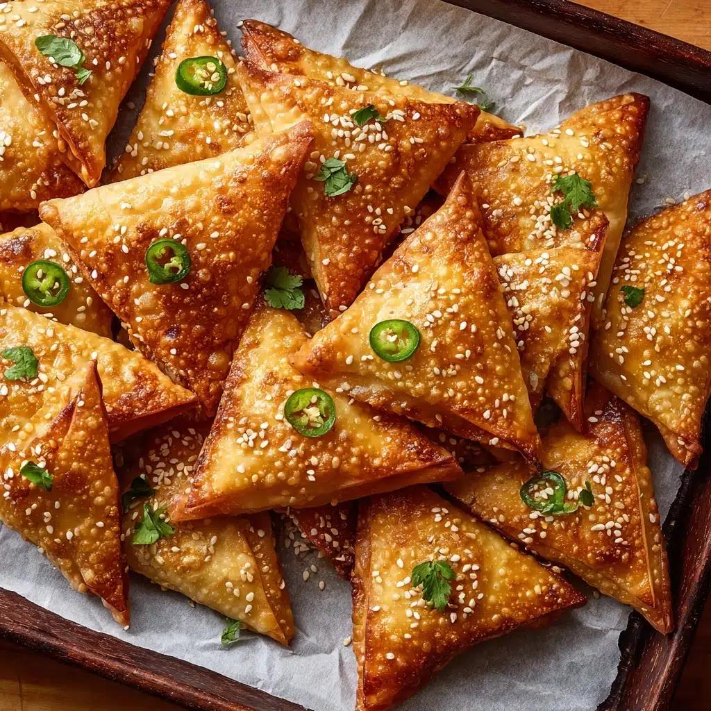 Crispy Jalapeño Corn Wontons Recipe