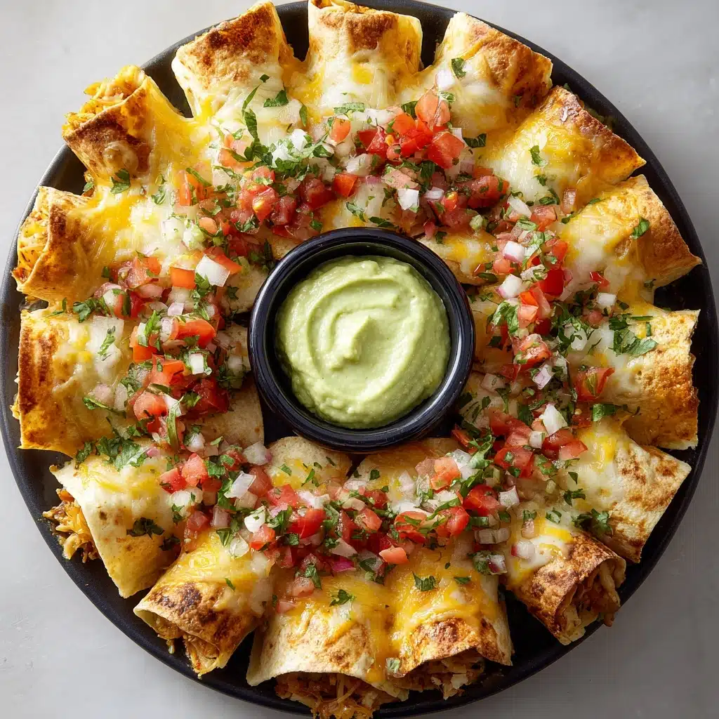 Blooming Quesadilla Ring Recipe - Recipe Image