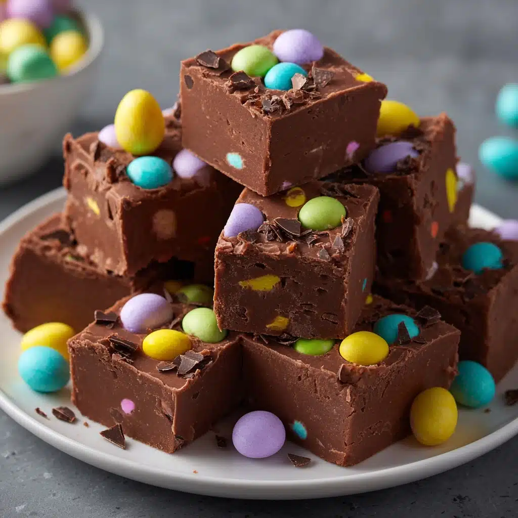 Easter Chocolate Fudge Recipe - Recipe Image