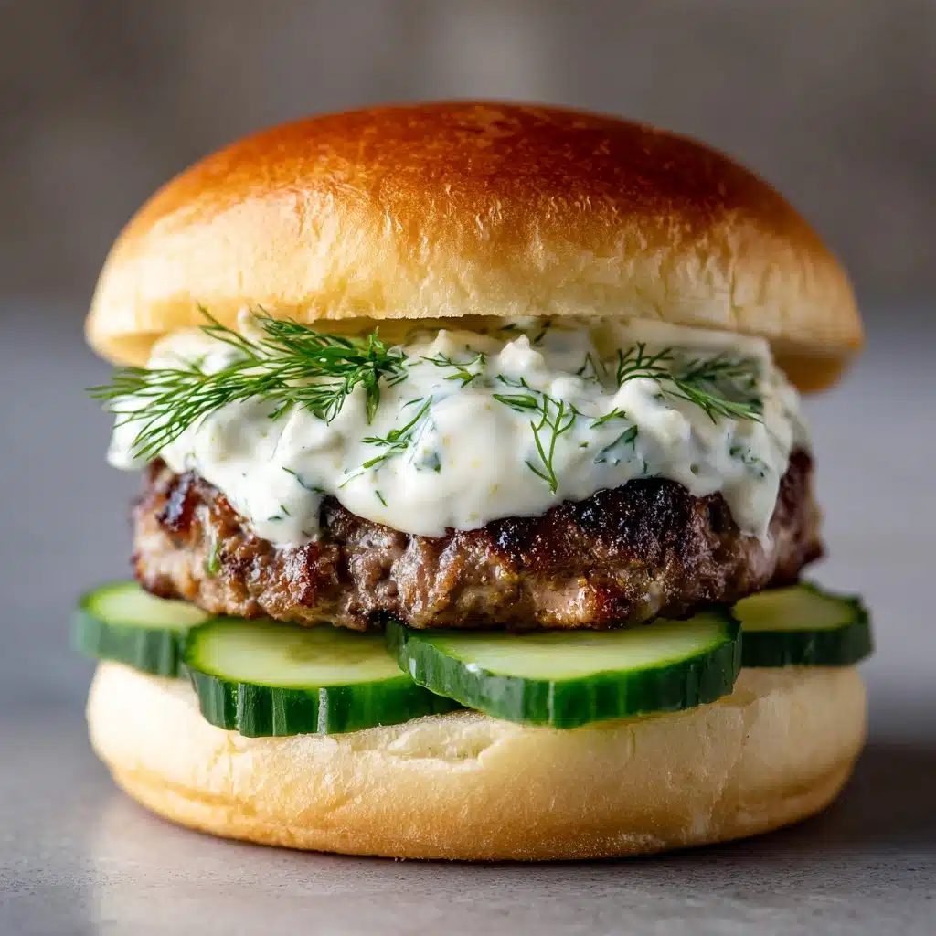 Lamb Sliders with Dill Greek Yogurt Recipe - Recipe Image