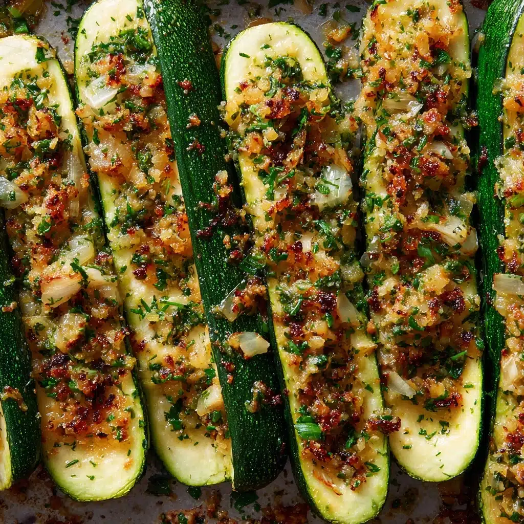 Roasted Garlic and Herb Zucchini Recipe - Recipe Image