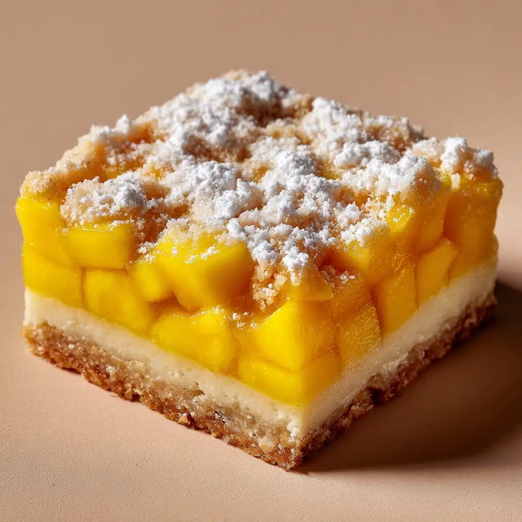 Mango Bars with Lime Glaze Recipe - Recipe Image