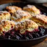 Easy Skillet Blackberry Cobbler Recipe