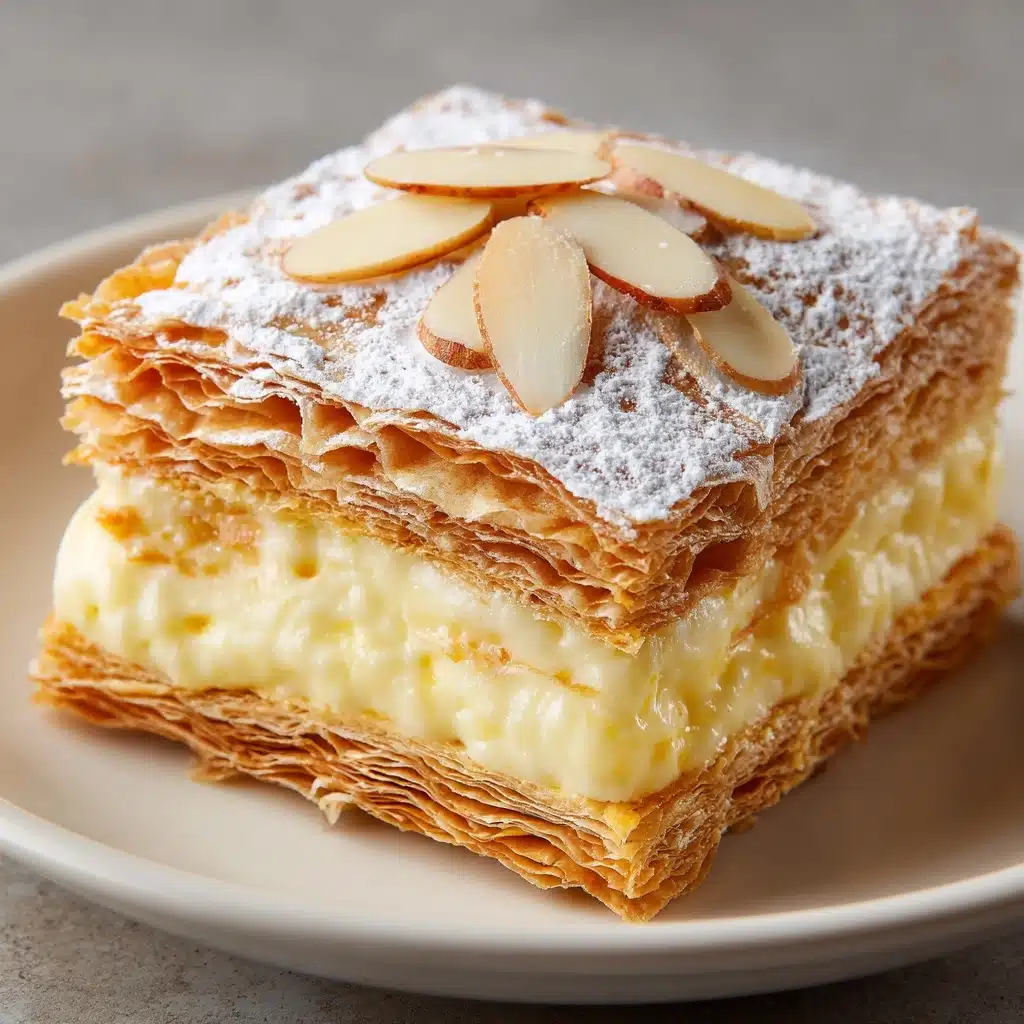 Custard Almond Puff Pastry Pockets Recipe - Recipe Image