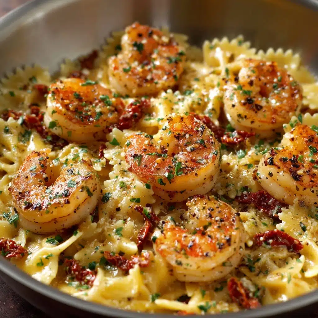 Creamy Garlic Shrimp Pasta Recipe - Recipe Image