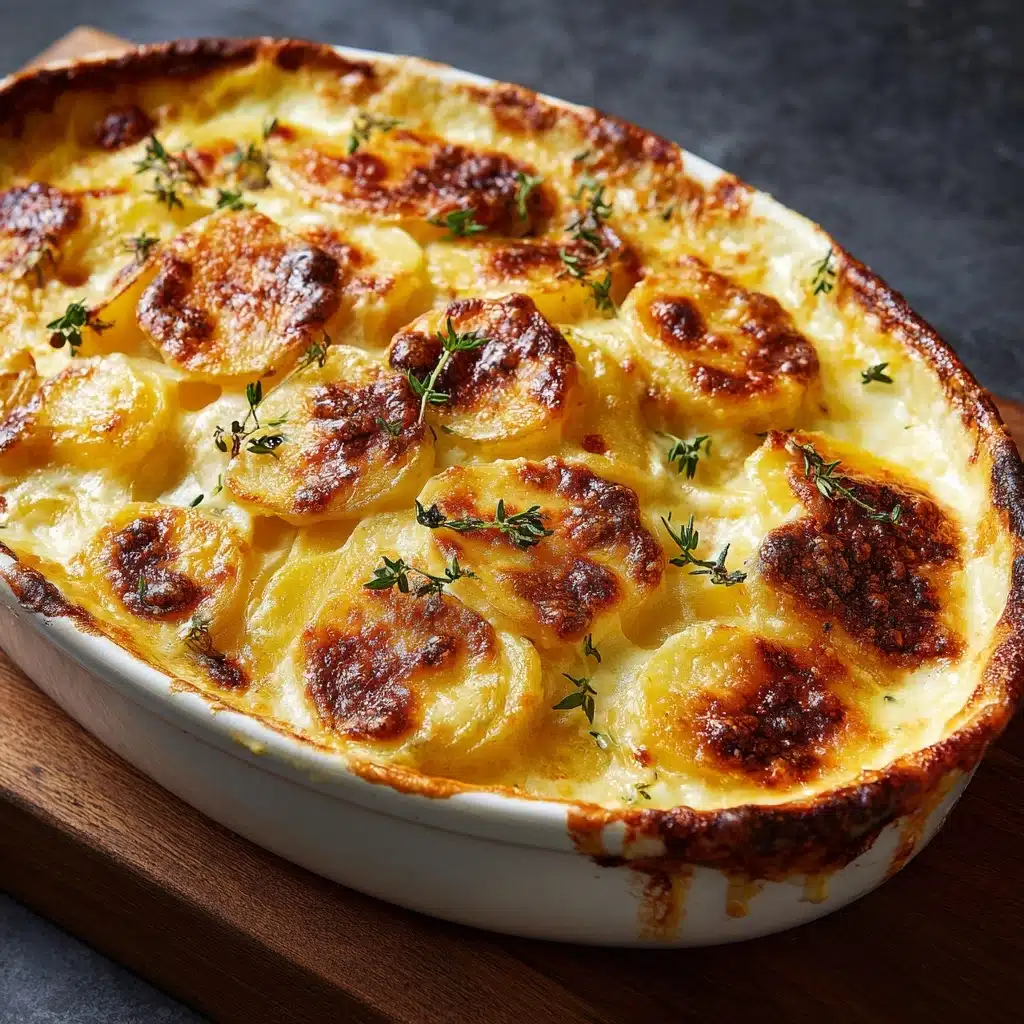 Classic Potato Gratin (Cheesy Scalloped Potatoes) Recipe - Recipe Image