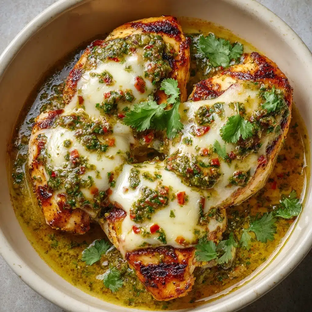 Grilled Salsa Verde Pepper Jack Chicken Recipe - Recipe Image